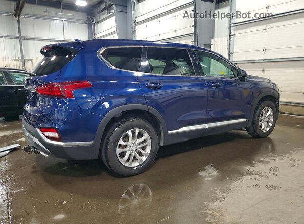 5NMS3CAD1KH091379 2019 HYUNDAI SANTA Blue Rear right
