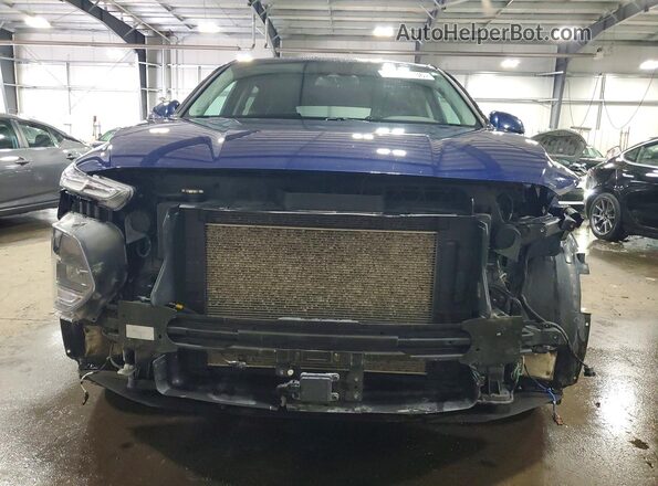 5NMS3CAD1KH091379 2019 HYUNDAI SANTA Blue Front view
