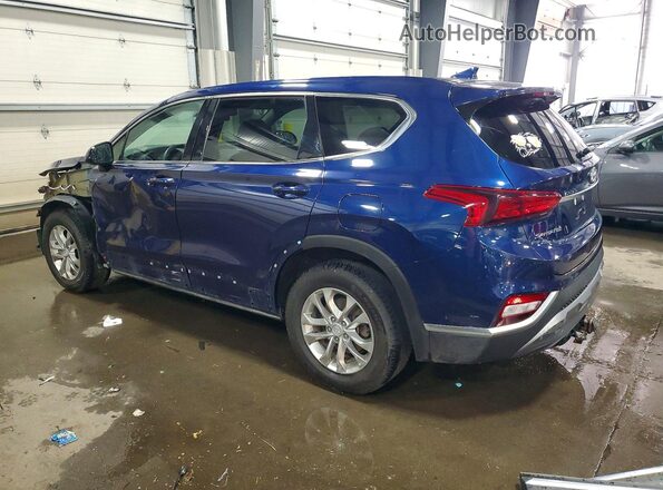 5NMS3CAD1KH091379 2019 HYUNDAI SANTA Blue Rear left