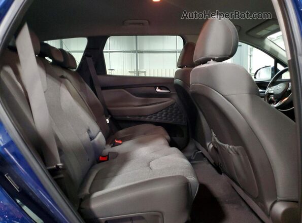 5NMS3CAD1KH091379 2019 HYUNDAI SANTA Blue Rear interior view