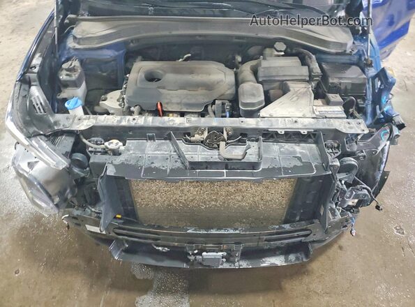 5NMS3CAD1KH091379 2019 HYUNDAI SANTA Blue Engine compartment view
