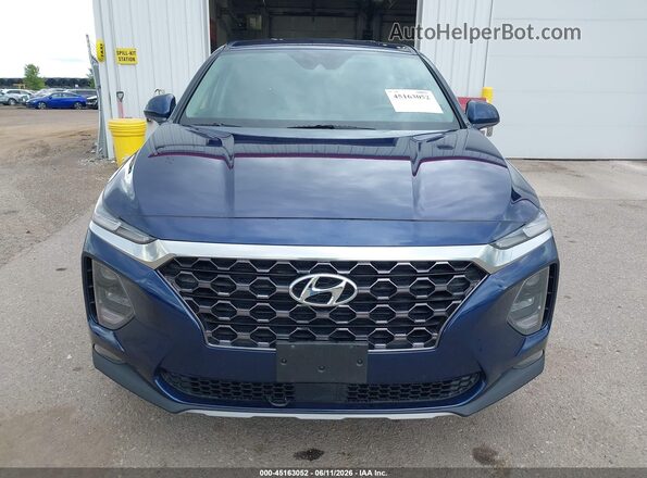 5NMS3CAD2KH032714 2019 HYUNDAI SANTA FE Blue Vista frontal