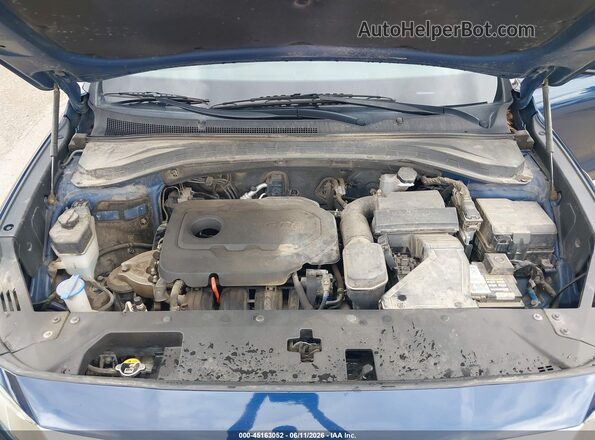 5NMS3CAD2KH032714 2019 HYUNDAI SANTA FE Blue Vista trasera