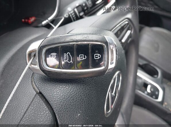 5NMS3CAD2KH032714 2019 HYUNDAI SANTA FE Blue Vista del salpicadero