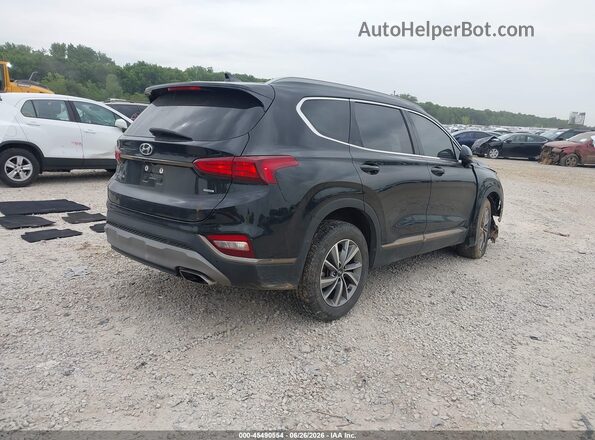 5NMS3CAD2KH047326 2019 HYUNDAI SANTA FE Black Задня права чверть