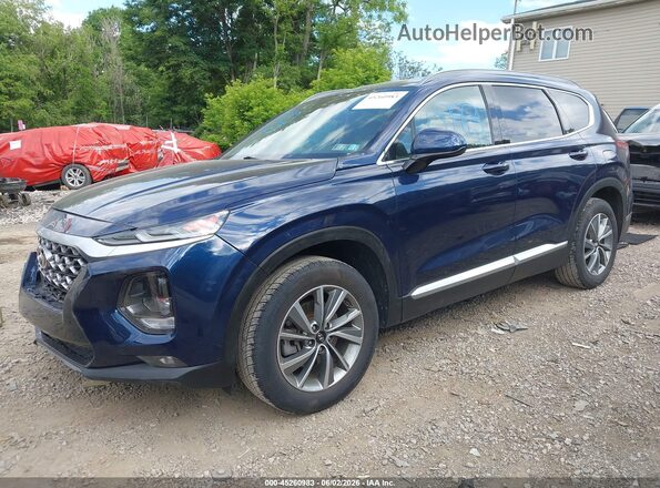 5NMS3CAD2KH055121 2019 HYUNDAI SANTA FE Navy 