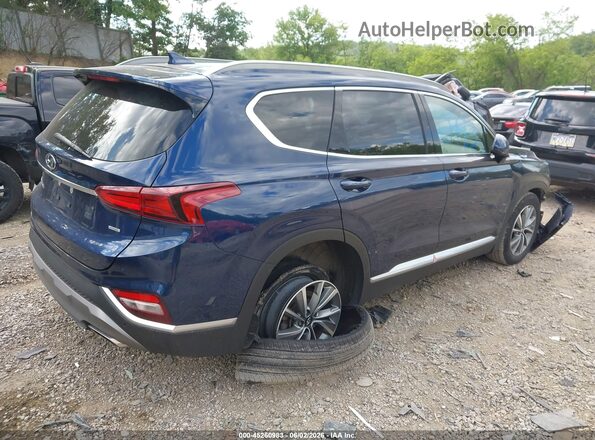 5NMS3CAD2KH055121 2019 HYUNDAI SANTA FE Navy 