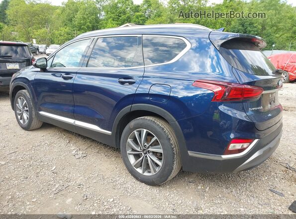 5NMS3CAD2KH055121 2019 HYUNDAI SANTA FE Navy 