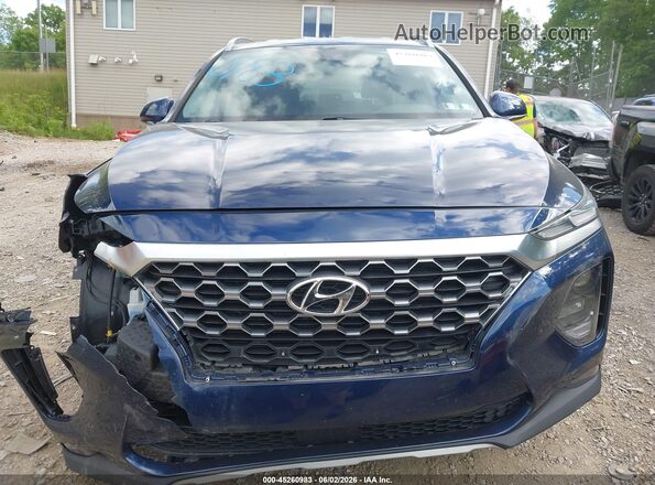 5NMS3CAD2KH055121 2019 HYUNDAI SANTA FE Navy 