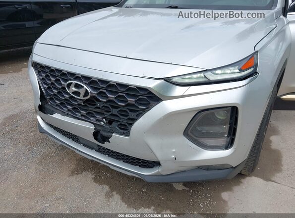 5NMS3CAD2KH074168 2019 HYUNDAI SANTA FE Серебряный Вид спереди