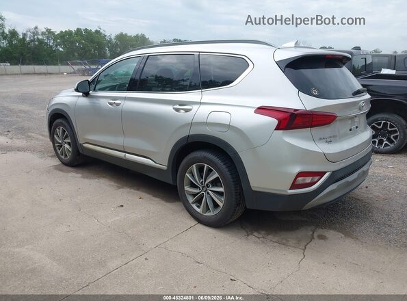 5NMS3CAD2KH074168 2019 HYUNDAI SANTA FE Серебряный Задняя левая четверть