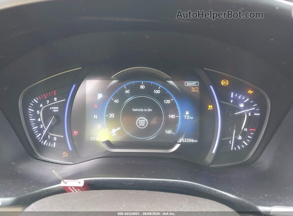 5NMS3CAD2KH074168 2019 HYUNDAI SANTA FE Серебряный Вид задних сидений
