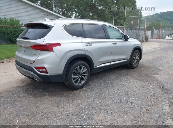 5NMS3CAD2KH074168 2019 HYUNDAI SANTA FE Серебряный Задняя правая четверть