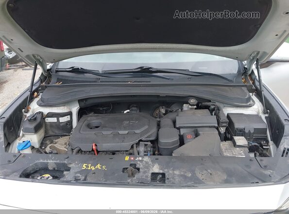5NMS3CAD2KH074168 2019 HYUNDAI SANTA FE Серебряный Вид сзади