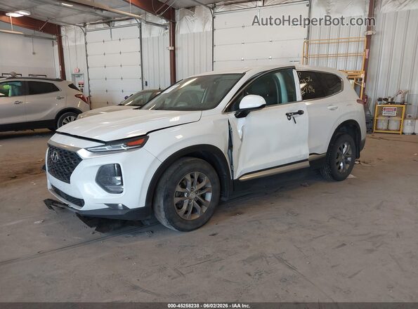 5NMS3CAD2LH152613 2020 HYUNDAI SANTA FE White Передня ліва чверть