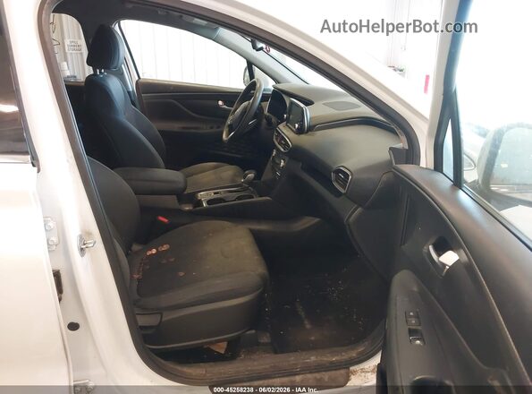 5NMS3CAD2LH152613 2020 HYUNDAI SANTA FE White Вид салону спереду