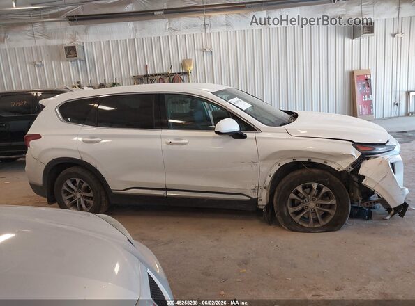 5NMS3CAD2LH152613 2020 HYUNDAI SANTA FE White Вид задньої частини салону