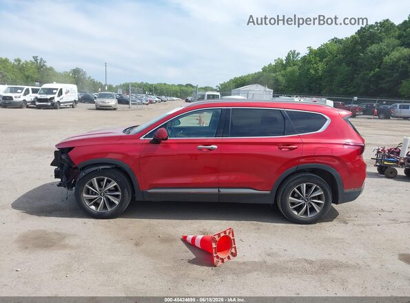 5NMS3CAD3KH063776 2019 HYUNDAI SANTA FE Красный 