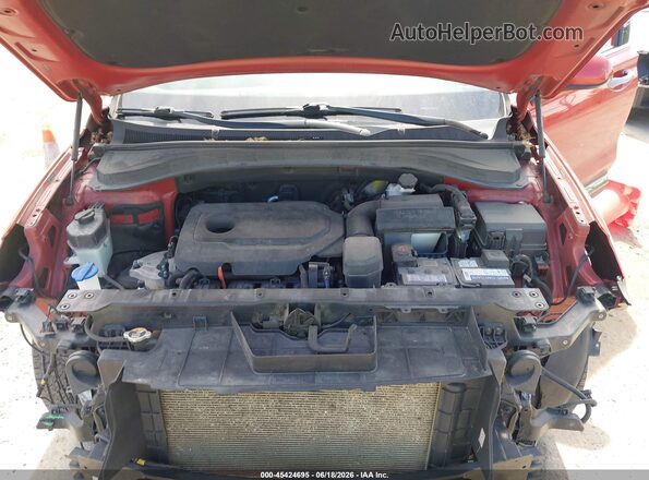 5NMS3CAD3KH063776 2019 HYUNDAI SANTA FE Красный Вид сзади