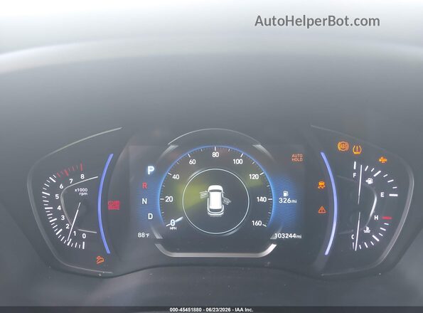 5NMS3CAD4KH018605 2019 HYUNDAI SANTA FE Silver Հետևի նստատեղերի տեսք