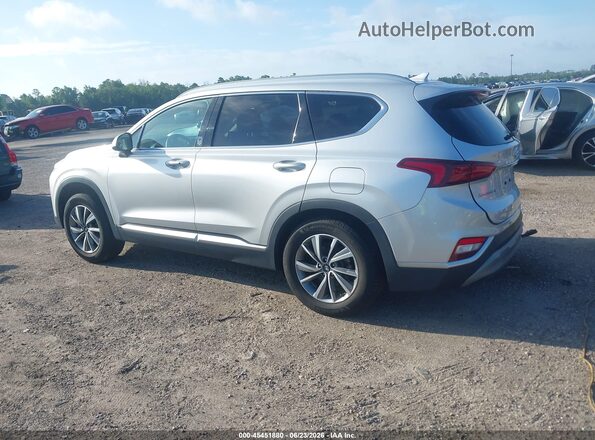 5NMS3CAD4KH018605 2019 HYUNDAI SANTA FE Silver Հետևի ձախ