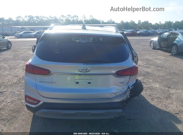 5NMS3CAD4KH018605 2019 HYUNDAI SANTA FE Silver 