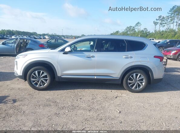 5NMS3CAD4KH018605 2019 HYUNDAI SANTA FE Silver Սալոնի 360 աստիճան տեսք