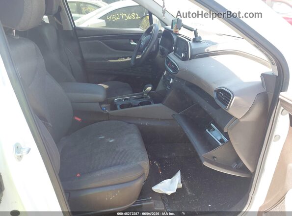 5NMS3CAD4KH099301 2019 HYUNDAI SANTA FE White Vista interior delantera