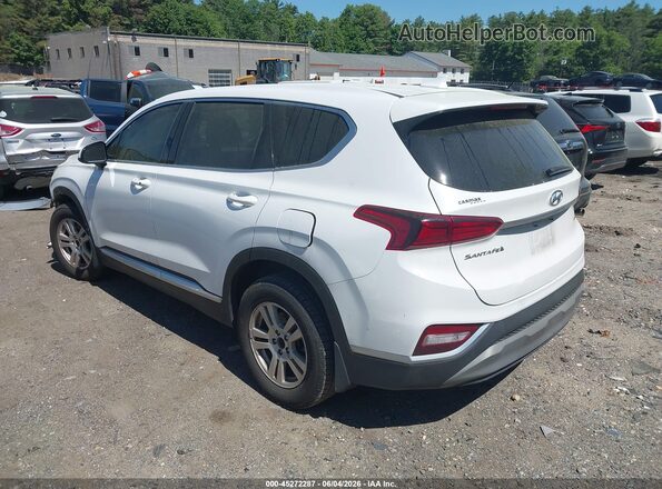 5NMS3CAD4KH099301 2019 HYUNDAI SANTA FE White Trasero izquierdo