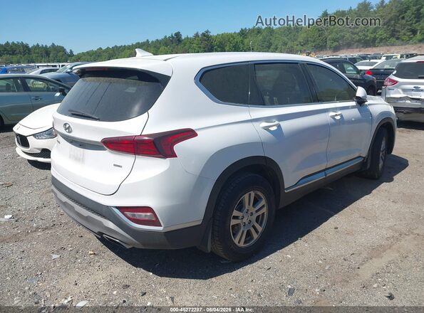 5NMS3CAD4KH099301 2019 HYUNDAI SANTA FE White Trasero derecho