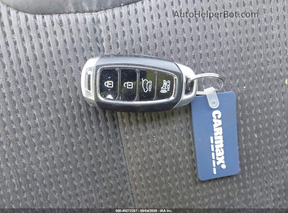 5NMS3CAD4KH099301 2019 HYUNDAI SANTA FE White Vista del salpicadero