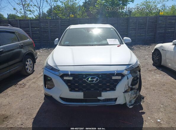 5NMS3CAD4KH099301 2019 HYUNDAI SANTA FE White Vista del cuadro de instrumentos