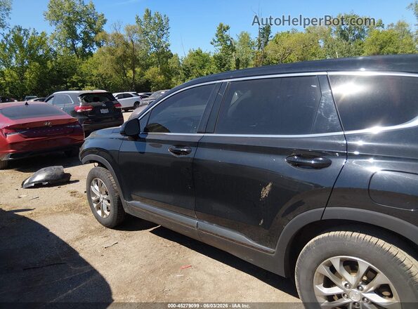 5NMS3CAD4KH134919 2019 HYUNDAI SANTA FE Black Սալոնի 360 աստիճան տեսք