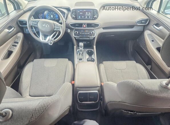 5NMS3CAD4LH185600 2020 HYUNDAI SANTA Silver Առջևի վահանակի տեսք