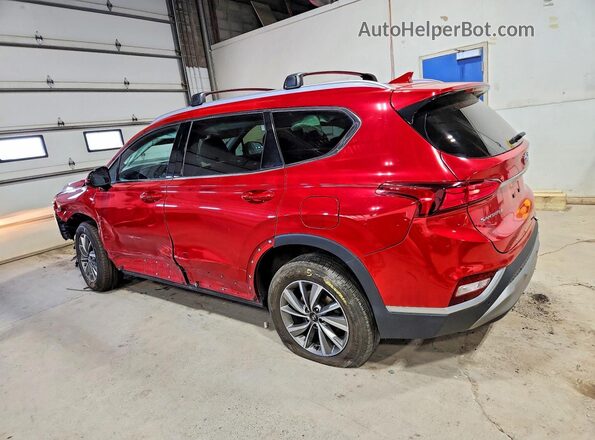 5NMS3CAD4LH284143 2020 HYUNDAI SANTA Red Trasero izquierdo