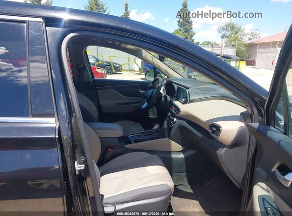 5NMS3CAD5LH207488 2020 HYUNDAI SANTA FE Black Vista interior delantera