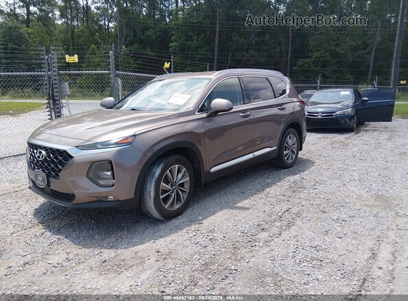 5NMS3CAD5LH244959 2020 HYUNDAI SANTA FE Бежевый Передняя левая четверть