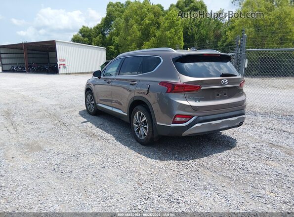 5NMS3CAD5LH244959 2020 HYUNDAI SANTA FE Бежевый Задняя левая четверть