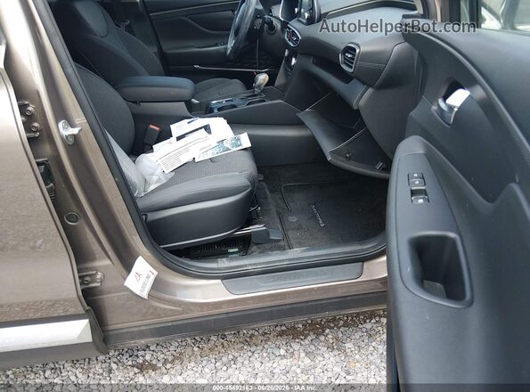 5NMS3CAD5LH244959 2020 HYUNDAI SANTA FE Бежевый Вид салона спереди
