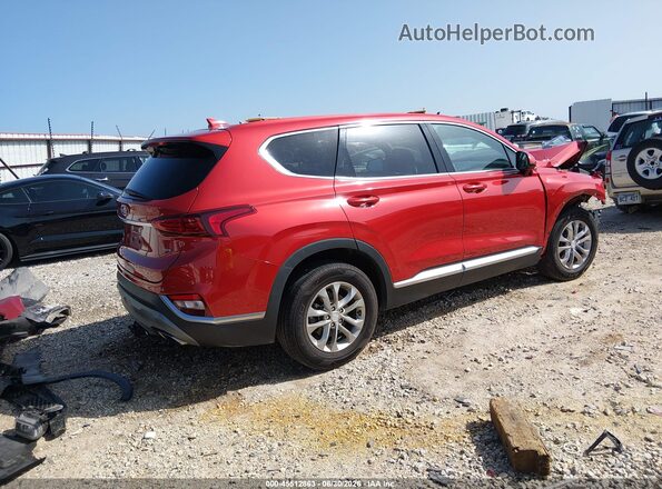 5NMS3CAD5LH258196 2020 HYUNDAI SANTA FE Burgundy Հետևի աջ
