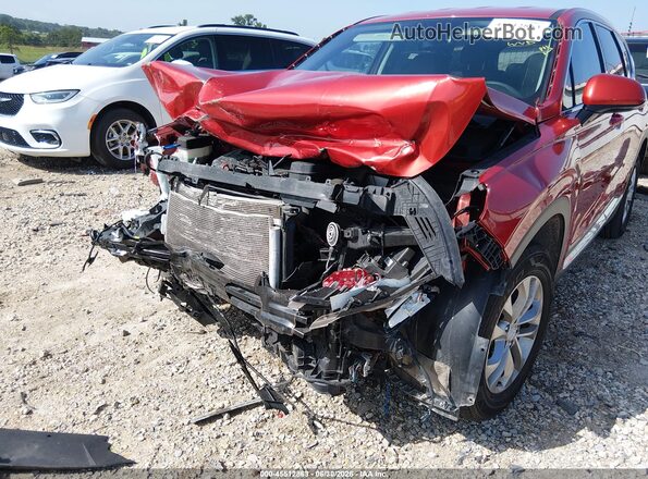5NMS3CAD5LH258196 2020 HYUNDAI SANTA FE Burgundy Դիմացի տեսք