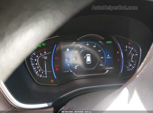 5NMS3CAD5LH258196 2020 HYUNDAI SANTA FE Burgundy Հետևի նստատեղերի տեսք