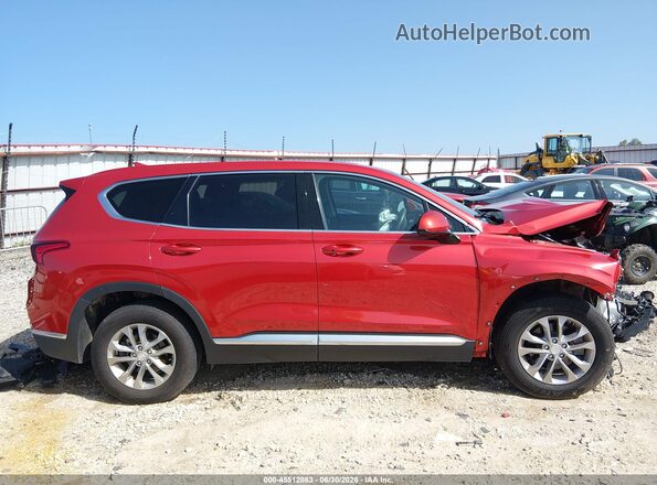 5NMS3CAD5LH258196 2020 HYUNDAI SANTA FE Burgundy Սալոնի 360 աստիճան տեսք