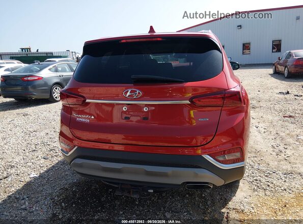 5NMS3CAD5LH258196 2020 HYUNDAI SANTA FE Burgundy 