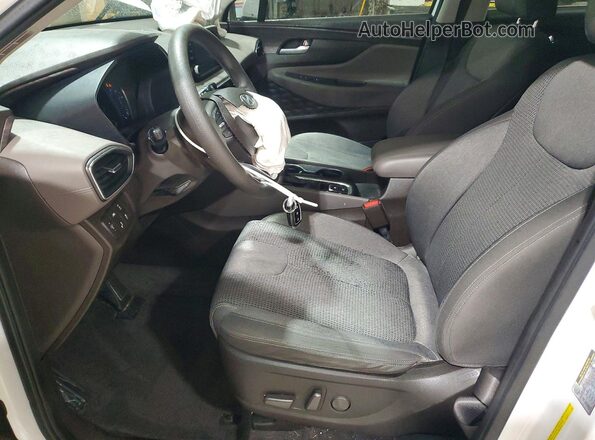 5NMS3CAD5LH304903 2020 HYUNDAI SANTA White წინა სალონის ხედი