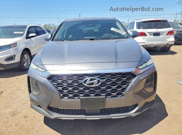 5NMS3CAD6KH006097 2019 HYUNDAI SANTA Gray Դիմացի տեսք