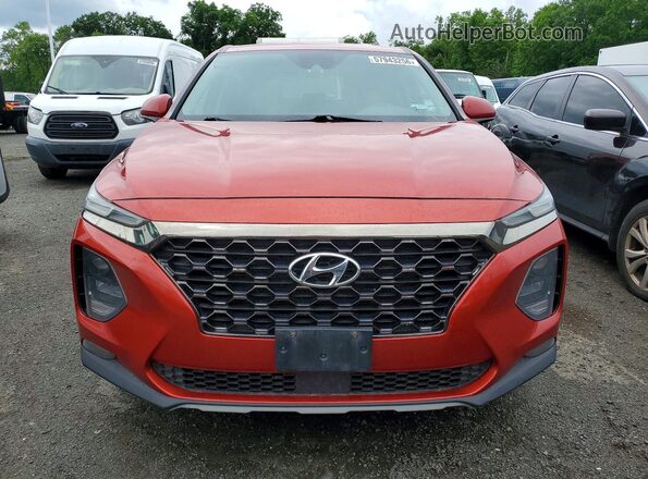 5NMS3CAD6KH061827 2019 HYUNDAI SANTA Red Vista frontal