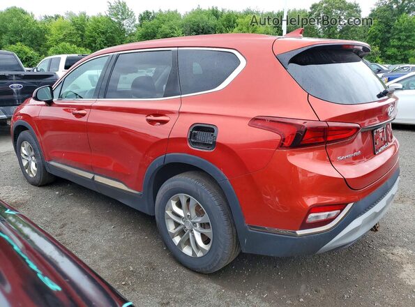 5NMS3CAD6KH061827 2019 HYUNDAI SANTA Red Trasero izquierdo