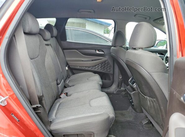 5NMS3CAD6KH061827 2019 HYUNDAI SANTA Red Vista interior trasera