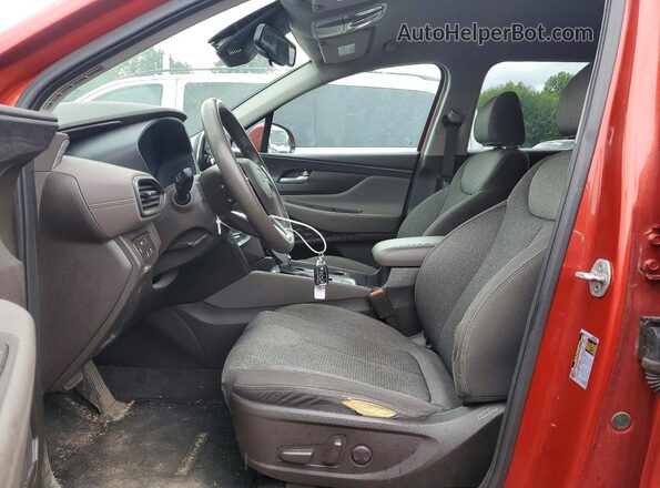 5NMS3CAD6KH061827 2019 HYUNDAI SANTA Red Vista interior delantera